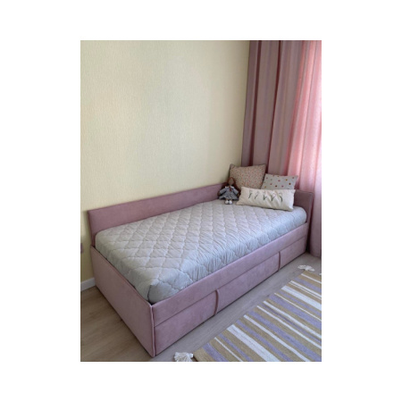 Угловая кровать МОНО 90х200 с доп. спальным местом (цвета разные)