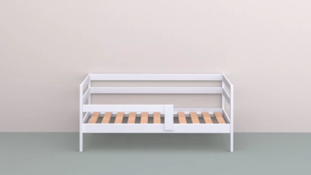 Кровать Эко массив березы 160х80 (без ящика)  от Династия Kids