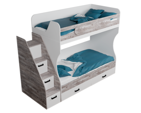 Двухъярусная кровать Гранд 190х90 от Династия Kids