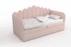 Мягкая кровать Мира Сирень 90х190 с доп. спальным местом
