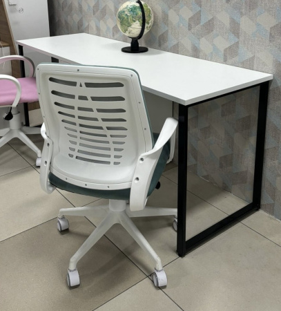 Стол Дуэт 2000 мм (дуб каньон + опоры черные) от Династия Kids