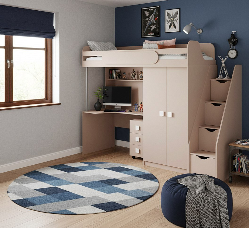 Кровати-чердаки для детской  от Династия Kids
